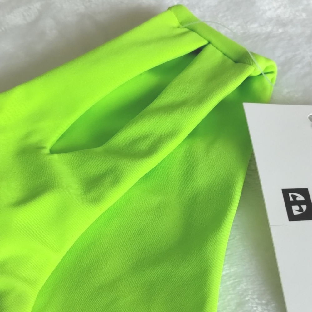 Fused Hawaii π Be Bright Hamoa Neon Green Bikini Bottom - Picture 5 of 7